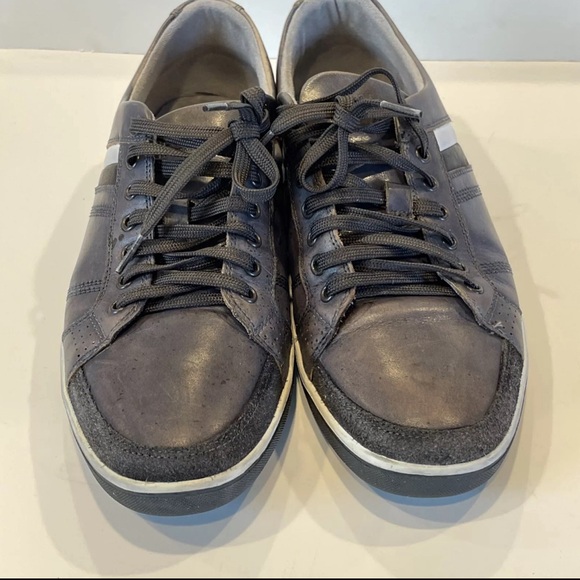 Kenneth Cole Leather Sneakers Mens SZ 10.5 - Picture 4 of 9